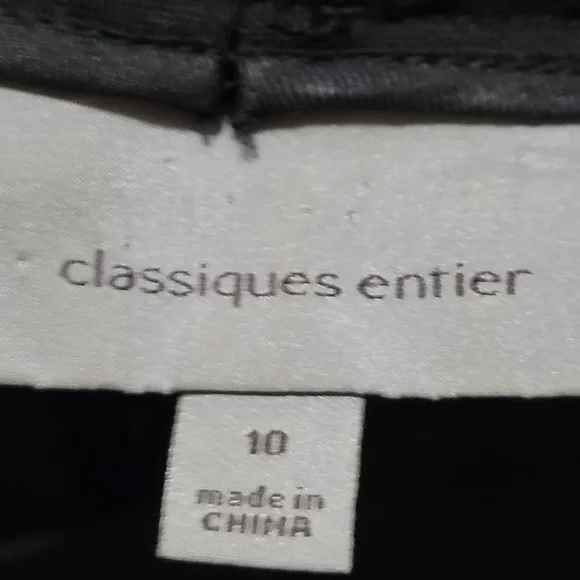 Elegant Black and Gray Women's Pants Set Classiques Entier size 10 Office Dress - Picture 5 of 6